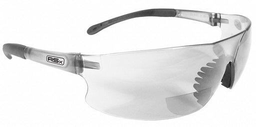 Bifocal Safety Read Glasses +2.50 Clear