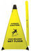 Soft Safety Sign Yellow Nylon 31 in H
