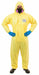 D8417 Hooded Coverall Elastic Yellow M PK12