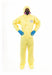 Hooded Coverall w/Boots Yellow 4XL PK12