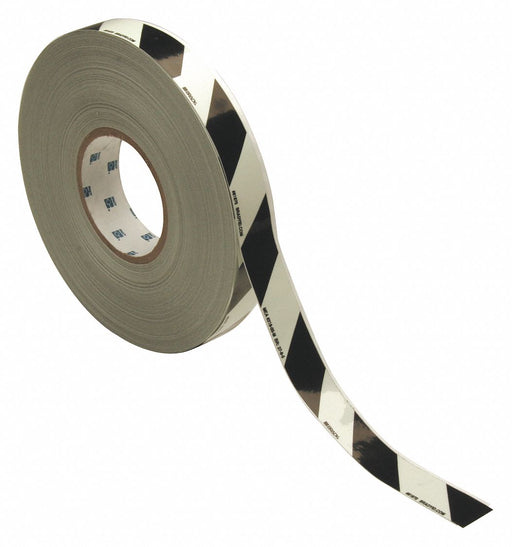 Floor Tape Black/White 1 inx50 ft Roll