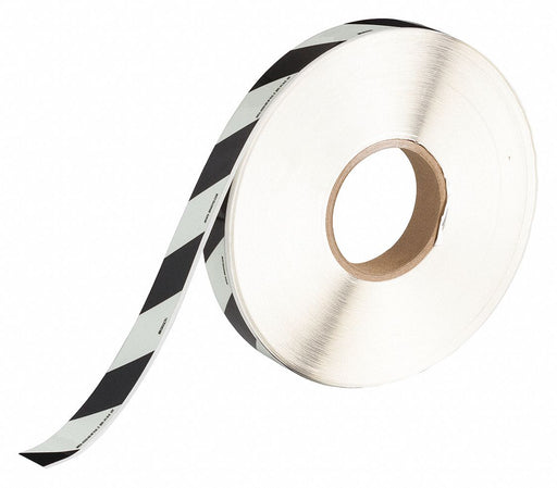 Floor Tape Black/White 1 inx250 ft Roll