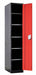 Wrdrb Lockr Solid 1 Wd 1 Tier Red/Black