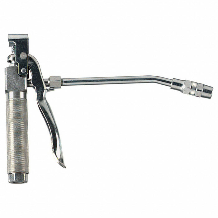 DrumPumpNozzle 1/4in NPTF Curved6inSpout