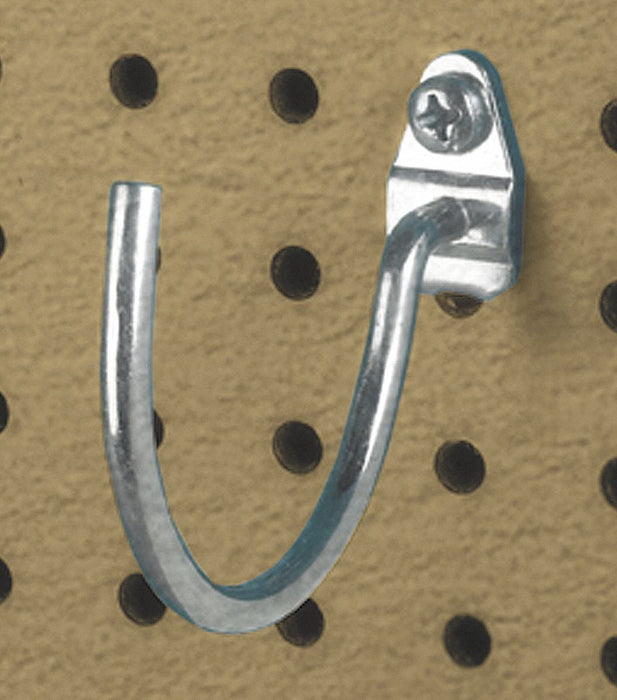 Curved Pgbrd Hook 1 1/2x2.25x3/4in PK10