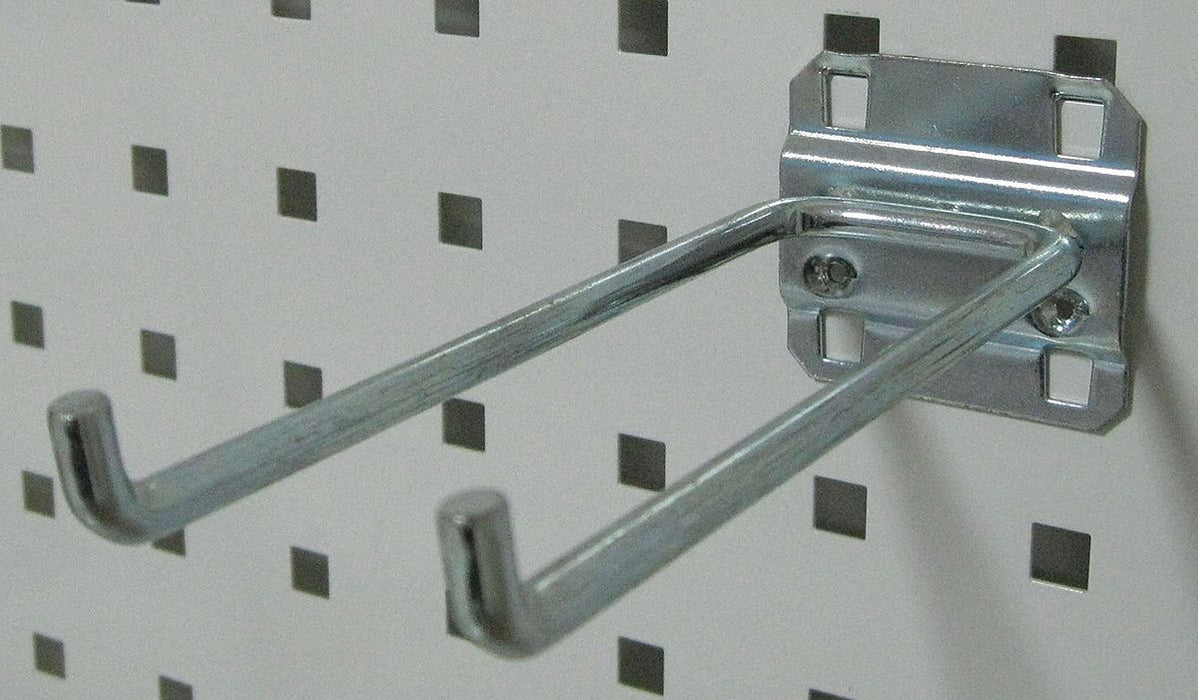 G0541 Double Rod Pegboard Hook 6 1/4 in L PK5