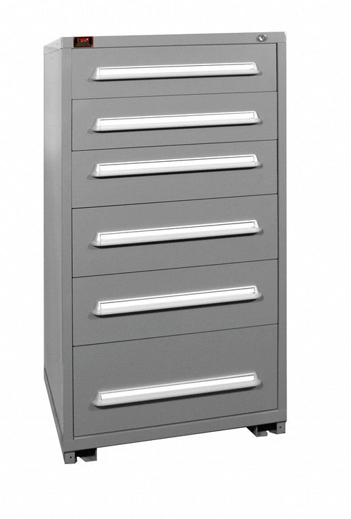 Mod Drwr Cab 59-1/4 H 6 Drwr Dove Gray