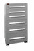 Mod Drwr Cab 59-1/4 H 6 Drwr Dove Gray