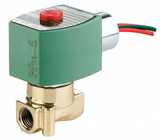 Solenoid Valve Brass NC Air Inert Gas