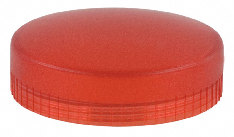 Pilot Light Lens 22mm Plastic Red