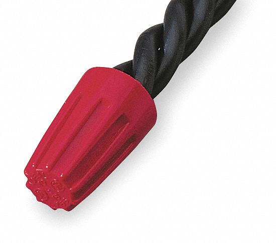 TwistOnWireConnector Rd Steel 600V PK100