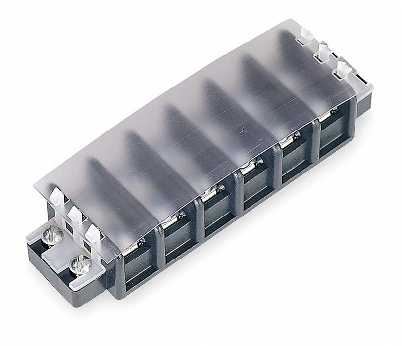 Block Cover Plastic 4 Pole 1.32 in W