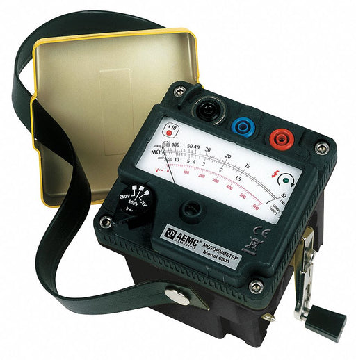 Megohmmeter 250/500/1000V DC Analog