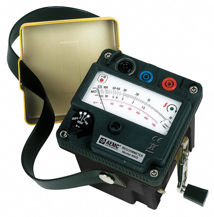 Megohmmeter 250/500/1000V DC Analog