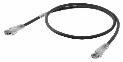 M3399 Patch Cord Cat 6 Clear Boot Black 20 ft.