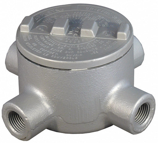 Conduit Outlet Body Iron Trd Sz 1/2in