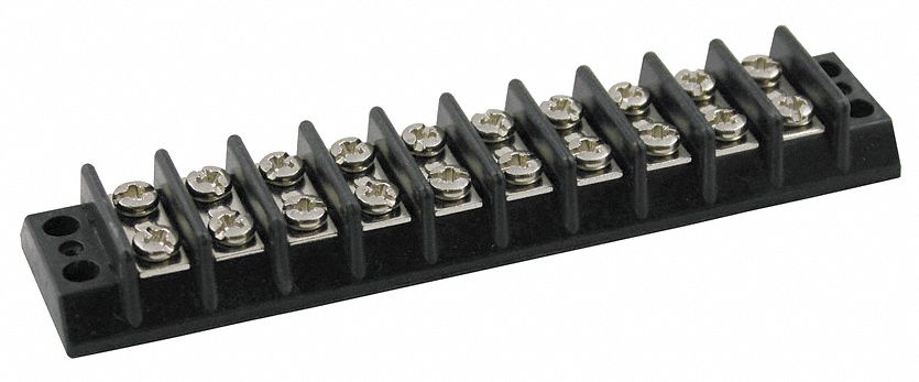 BarrierTerminalStrip 20A 12AWGMax 300V