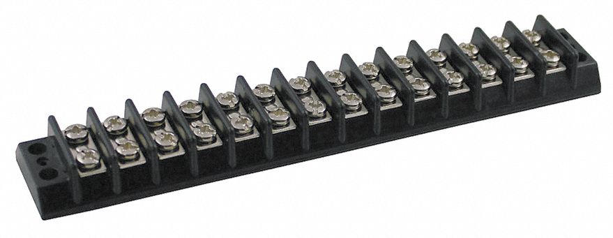 BarrierTerminalStrip 20A 12AWGMax 300V