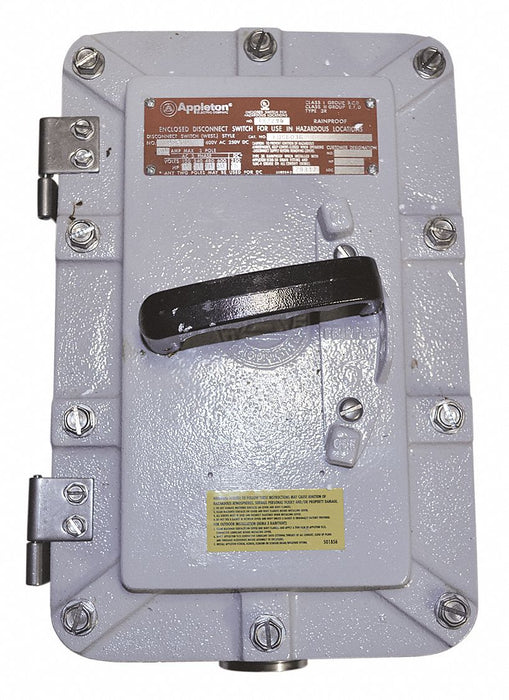 Hazardous Location Safety Switch 600VAC