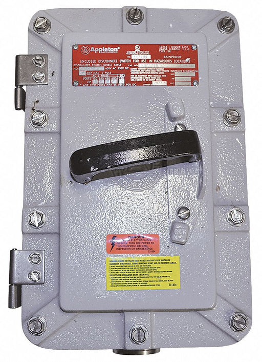 Hazardous Location Safety Switch 600VAC