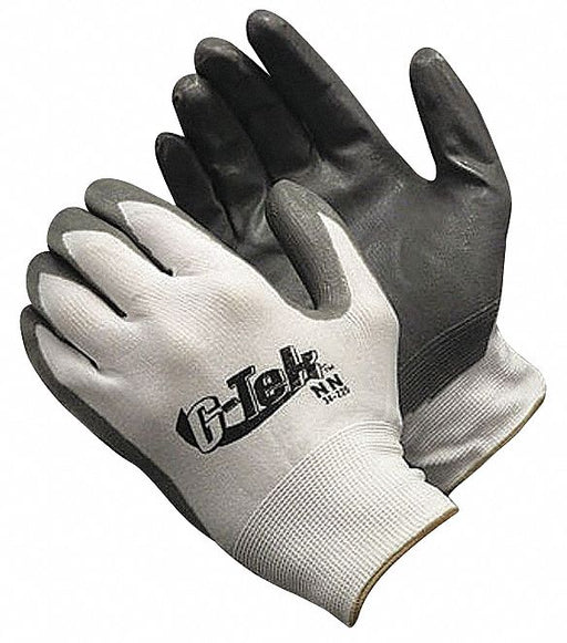 Coated Gloves XS Gray/White PK12