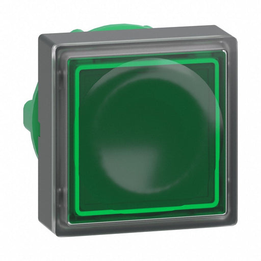Flush Push Button Green No Lamp 22mm