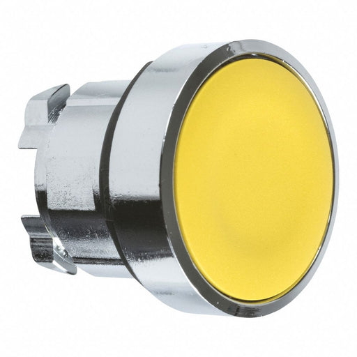 H6990 Flush Push Button Yellow Non-Illum 22mm