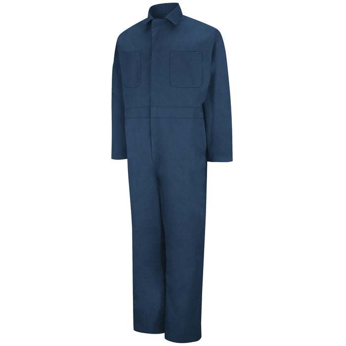 Twill Action Back Coverall with Chest Pockets