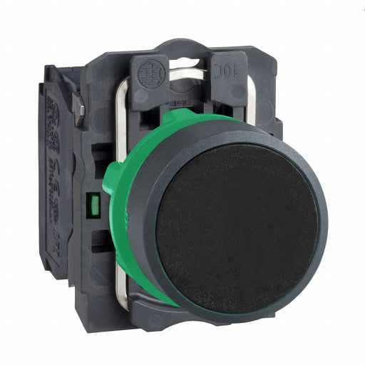 H7077 FlushPushButtonOperator NonIllum Blk 1NO
