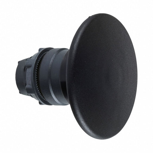 H6984 Mushroom Head Push Button Black 22mm