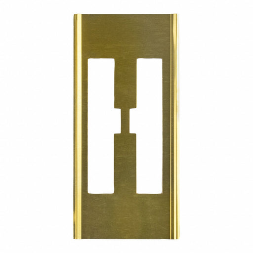 Individual Stencil Letter Brass