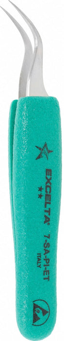 Tweezers SS 5 L Curved Point