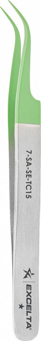 Tweezers SS 4 1/2 L Curved Point