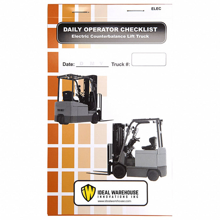 Replacement Checklist Book 1 3/8 W PK5