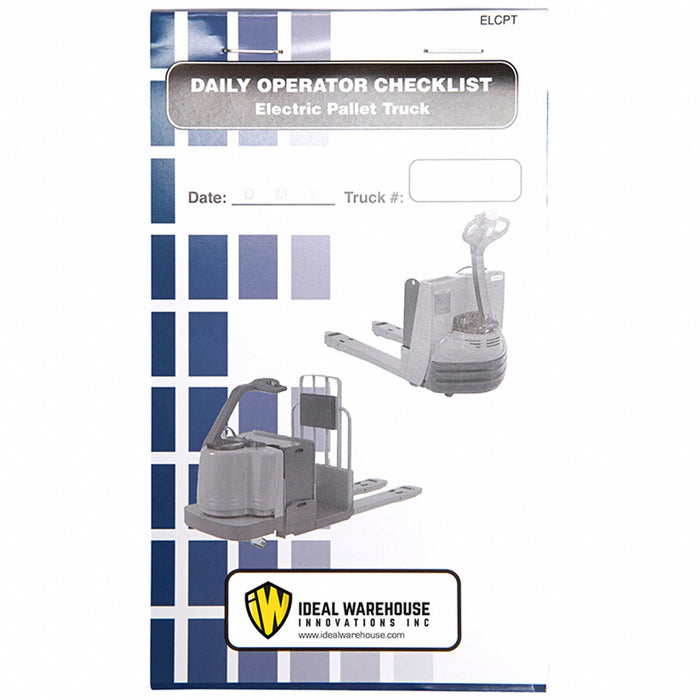Replacement Checklist Book 1 3/8 W PK5