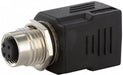 Adapter M12 Female Straight RJ45