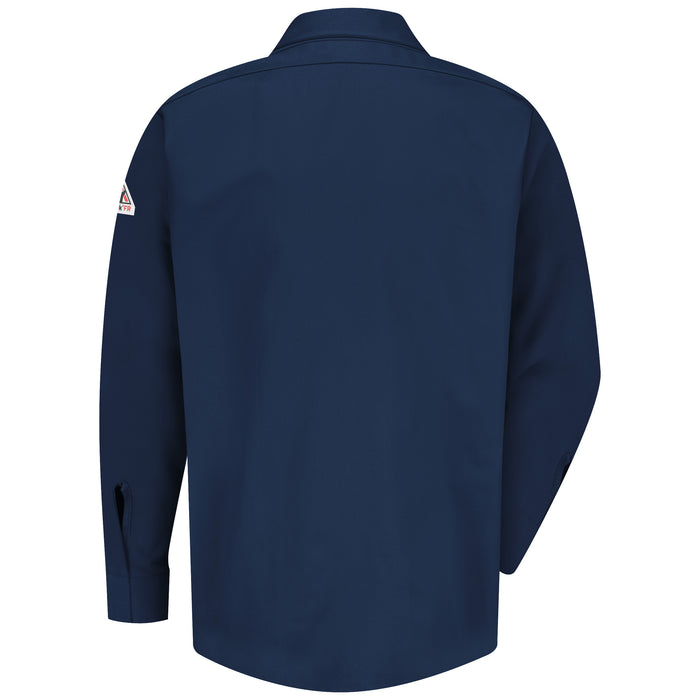 Men's Midweight FR Pocketless Concealed-Gripper Work Shirt