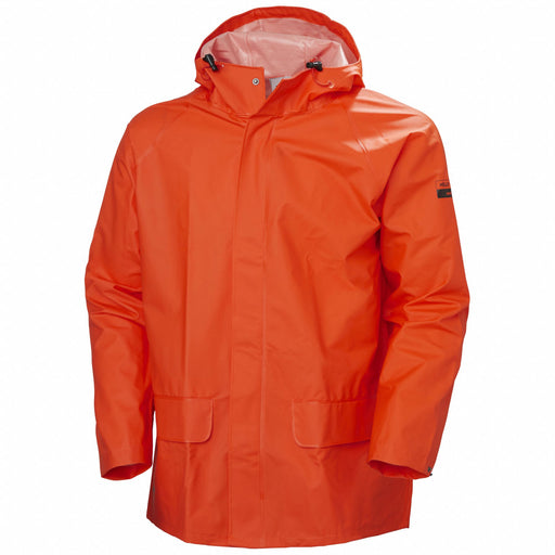 Rain Jacket PVC/Polyester Orange 4XL