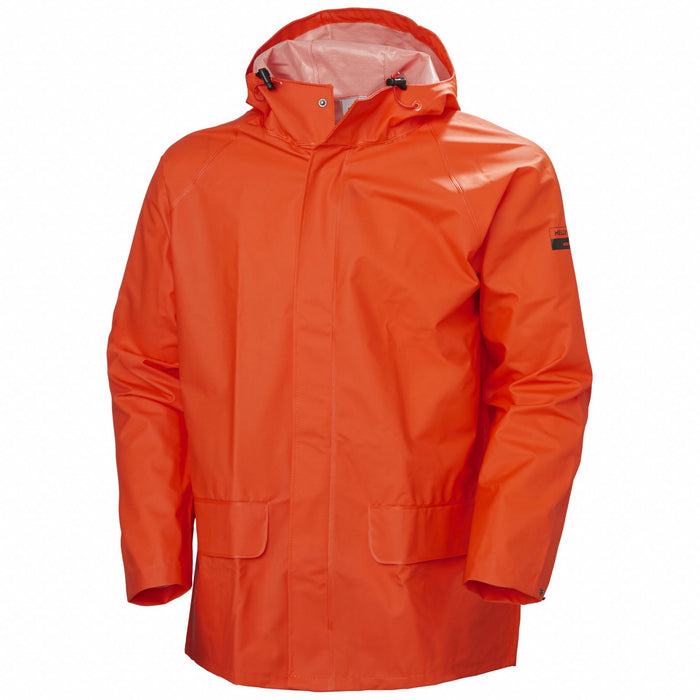 Rain Jacket PVC/Polyester Orange 4XL