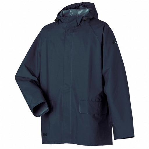 Rain Jacket PVC/Polyester Navy 2XL