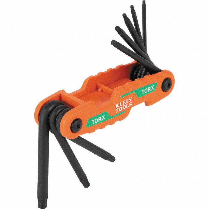 Hex Key Set Compact Fold Torx 8-Key Pk/6