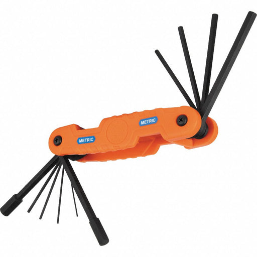 Hex Key Set Pro Fold Metric 10-Key Pk/3