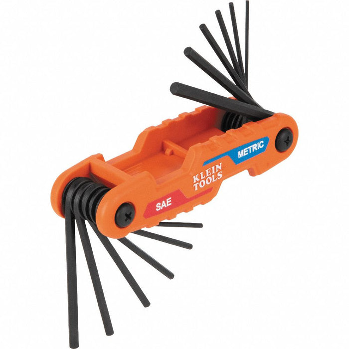Hex Key Set Comp Folding Metric 12-Key