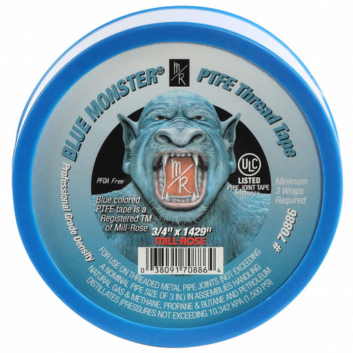 Thread Sealant Tape 3/4 in Blue 1 429 in