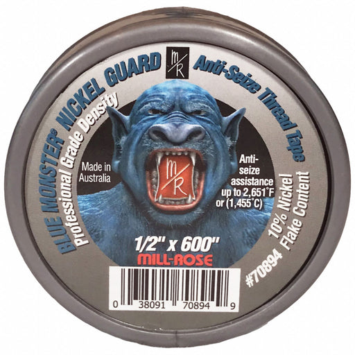 Anti-Seize Tape 1/2 in Silver 600 in
