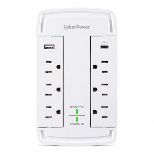 OutletStrip White 6Outlet 2USBPort