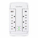OutletStrip White 6Outlet 2USBPort