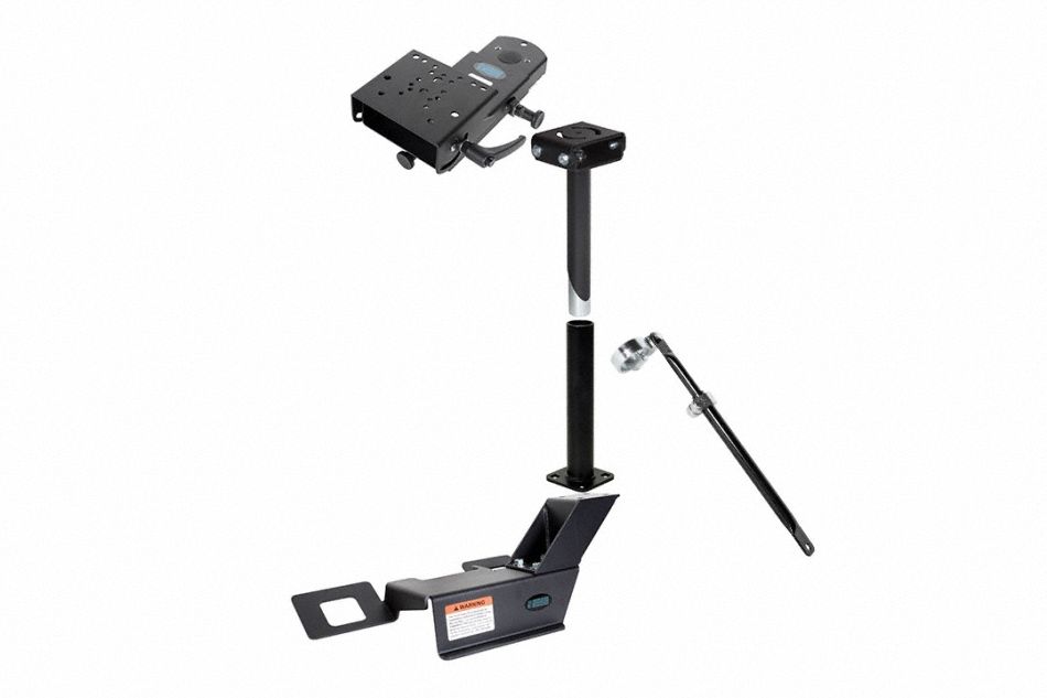 Computer Mount Kit Black Ford F250-F750