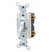 Wall Switch White 20 A Single Pole 2 hp