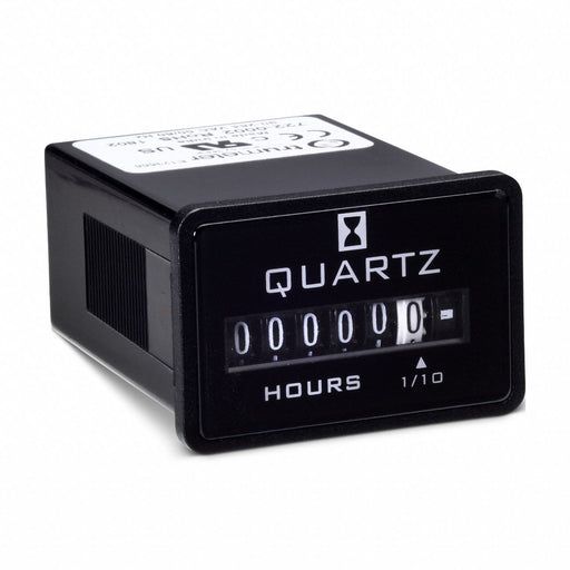 Hour Meter AC Quartz Polymer Flush